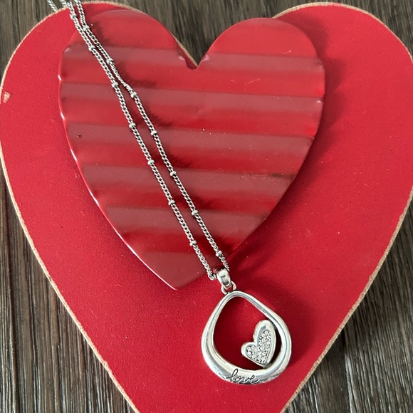 ❤️BNWOT Reversible Brighton Heart Necklace ❤️ - Picture 3 of 8
